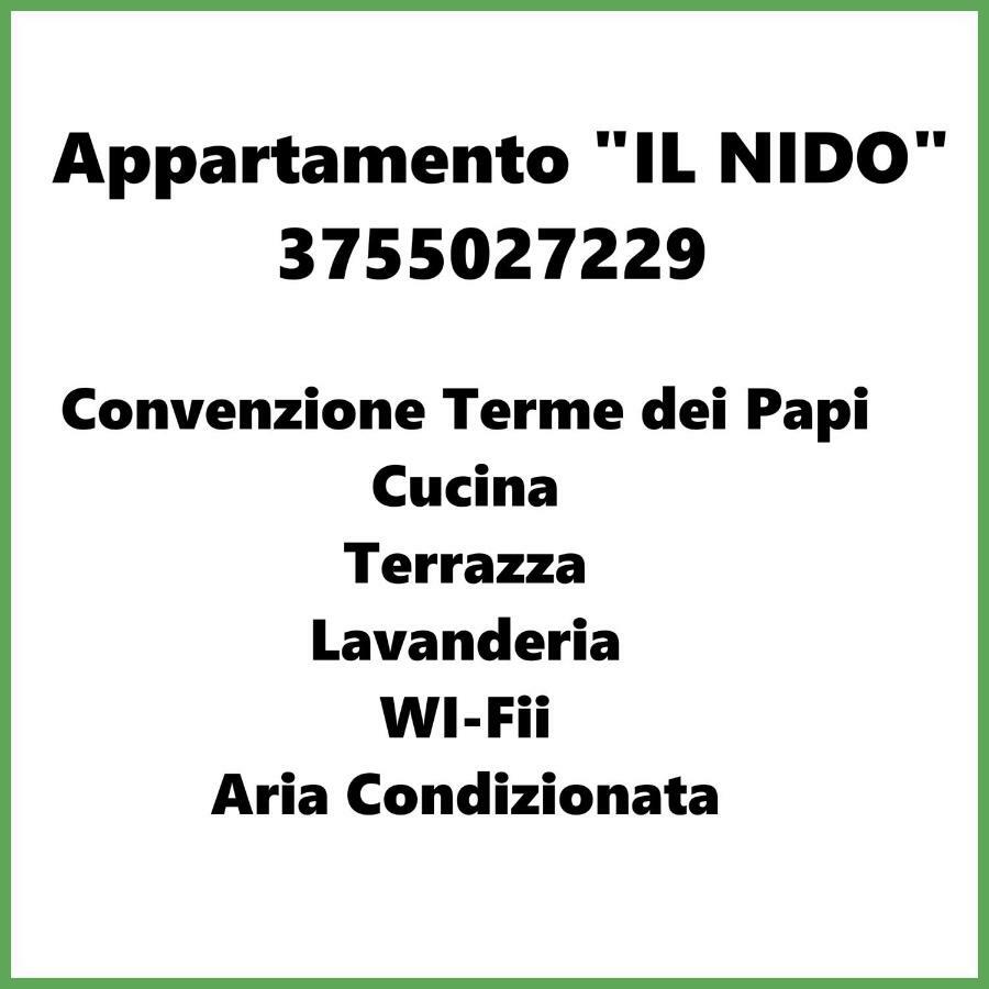Appartamento Il Nido Viterbe Extérieur photo